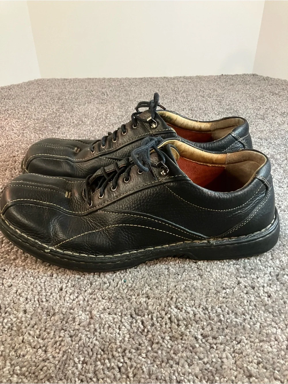 Clarks Black Lace Up Oxford 75052 Mens Size 12M